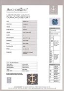 Anchor Cert - Birmingham Assay Office提供的對骨灰鑽石的認證證書-生命寶石