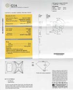 GIA提供的對生命寶石的認證證書